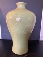 Large 18” William Sonoma crackle vase
