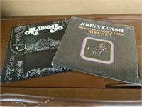 2  ALBUMS  JOHNNY CASH ALABAMA