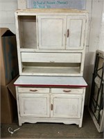 ENAMEL TOP CUPBOARD