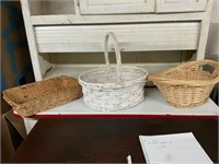 WICKER BASKET LOT