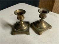 BRASS CANDLE HOLDERS