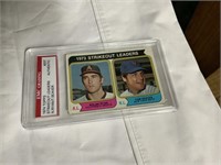 73 STRIKEOUT LEADERS GRADED CARD