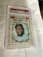 70 HANK ARRON GRADED CARD