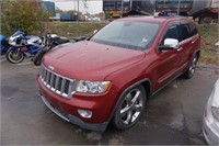 2011 Red Jeep Grand Cherokee