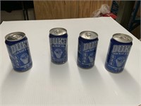 4 DUKE TRUE BLUE  SODA CANS