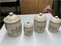 4 PIECE CANISTER SET