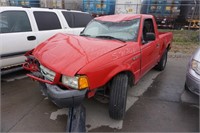 2003 Red Ford Ranger