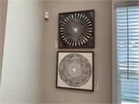 2PC CONTEMPARY WALL ART