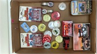 Buttons, Tractors, Cards, Watches & Implements