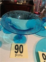 Blue Compote (Possibly Fostoria) (Rm2)