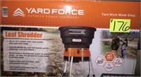 Yard Force leaf shredder