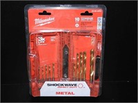 New Milwaukee 10pc Titanium Drill Bit Set