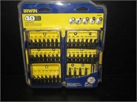 New Irwin 40 pc Screwdriver Bit Set