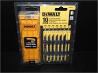 New Dewalt 10pc Jigsaw Blade Set