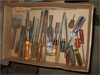 EARLY WOODWORKING CHISELS AND TOOLS