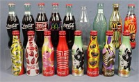 (17) Collectible Coca-Cola Bottles