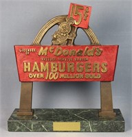 McDonald's "Over 100 Million Sold" Sculpture