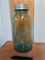 #13 blue mason half gallon jar zinc lid
