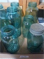 Blue ball mason jars 6