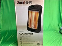 Infrared quartz tower heater 1500w