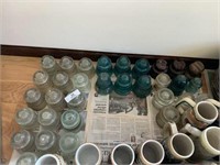 32 +/- Vintage Glass Insulators
