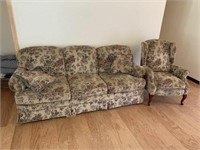 Matching Lane Upholstered Sofa & Recliner