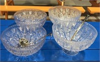 [F] ~ (Lot of 4) Assorted Plastic Punch Bowls