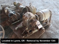 LOT, (2) MOTOR TO REDUCERS ON THIS PALLET