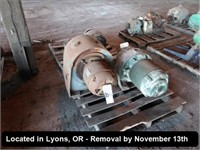 LOT, (2) MOTOR/REDUCERS ON THIS PALLET