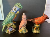 Stangl pottery bird figures