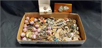 Costume jewelry and jewelry box