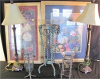 Lamps, Flower Art & Table Lamps