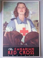 Red Cross Advertising Poster