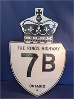 Kings Highway Sign - 7B
