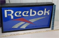 Light up Reebok sign