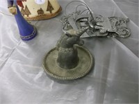 CHINA ANGEL, PEWTER WIND CHIMES, RING HOLDER