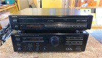 Onkyo stereo system CD player and amplifier