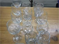 QTY GLASSES, WINE/COCKTAIL/BRANDY