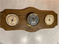 Vintage Springfield Weather Station Barometer
