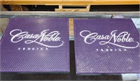 Group of two large tequila bar mats
