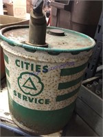 Cities Service 5-gallon pail