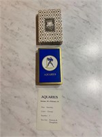 Vintage Deck of Cards Aquarius Backs