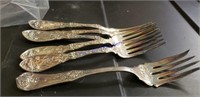 Oxford silver plate forks