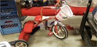 Red radio flyer bike