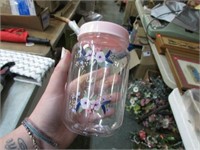 11 PC SET-- BRIDE TRIBE & BRIDE PLASTIC MASON JARS