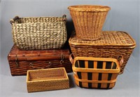(6) Decorative baskets & Totes