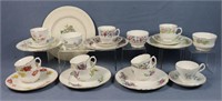 23 pc. China incl. Cup & Saucer Sets