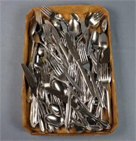 Box of Stainless Steel Flatware