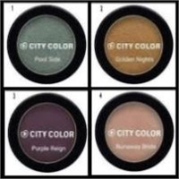 (4) City Colour 3.2g Eyeshadows, Pool Side,