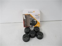 "Used" Safety 1st Stove Knob Covers 5 Pk, Black, 5
